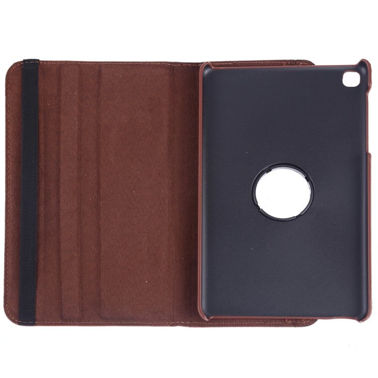 Litchi Texture Horizontal Flip 360 Degrees Rotation Leather Case for Galaxy Tab A 8 (2019) / P200 / P205, with Holder (Brown) by buy2fix