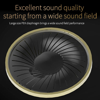 KZ ED12 3.5mm Jack Hanging Ear Sports Design In-Ear Style Wire Control Earphone, Cable Length: 1.2m by KZ