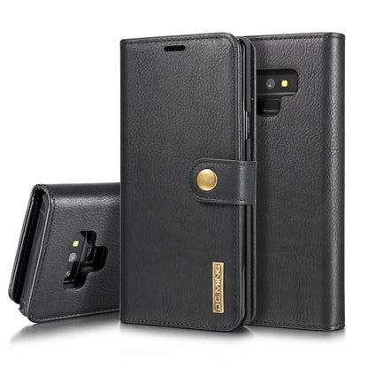 DG.MING Crazy Horse Texture Flip Detachable Magnetic Leather Case for Galaxy Note 9, with Holder & Card Slots & Wallet(Black) - Galaxy Phone Cases by DG.MING | Online Shopping UK | buy2fix