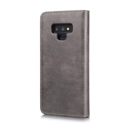 DG.MING Crazy Horse Texture Flip Detachable Magnetic Leather Case for Galaxy Note 9, with Holder & Card Slots & Wallet(Grey) - Galaxy Phone Cases by DG.MING | Online Shopping UK | buy2fix