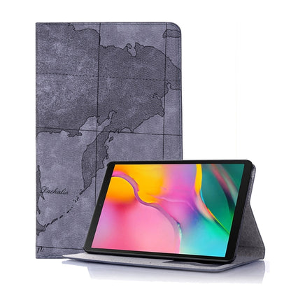 Map Texture Horizontal Flip Leather Case for Galaxy Tab A 8 (2019) P200 / P205, with Holder & Card Slots & Wallet, Random Texture Delivery by buy2fix