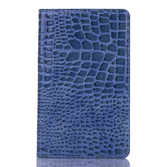 Crocodile Texture Horizontal Flip Leather Case for Galaxy Tab A 8 (2019) P200 / P205, with Holder & Card Slots & Wallet(Blue) by buy2fix