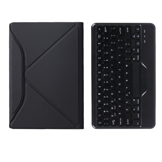 B500 Diamond Texture Triangle Back Holder Splittable Bluetooth Keyboard Leather Tablet Case for Samsung Galaxy Tab A7 10.4 2020(Black+Black) by buy2fix