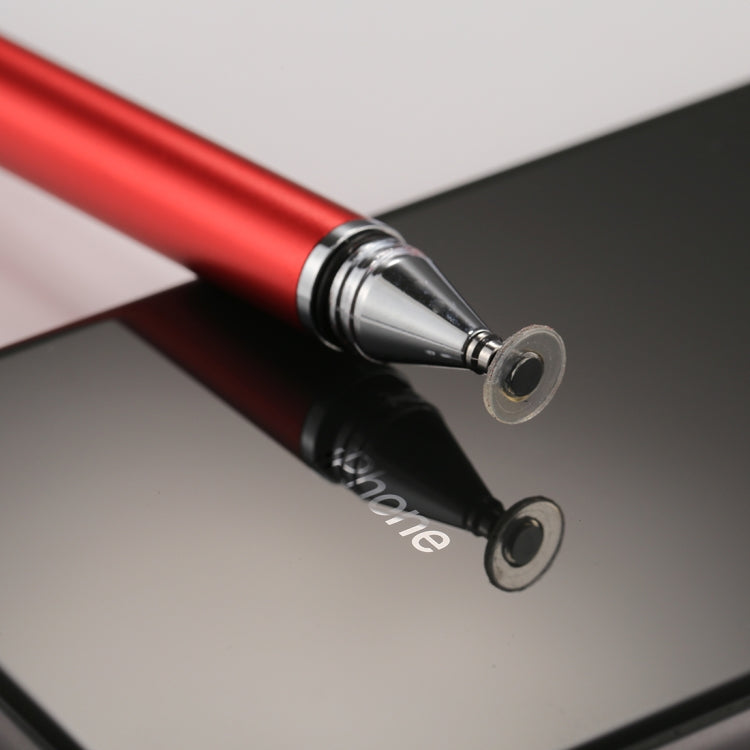 Universal 2 in 1 Multifunction Round Thin Tip Capacitive Touch Screen Stylus Pen, For iPhone, iPad, Samsung, and Other Capacitive Touch Screen Smartphones or Tablet PC(Red) - Stylus Pen by buy2fix | Online Shopping UK | buy2fix