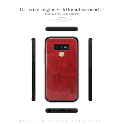 MOFI Shockproof TPU + PC + Leather Pasted Case for Galaxy Note 9(Red) - Galaxy Phone Cases by MOFI | Online Shopping UK | buy2fix