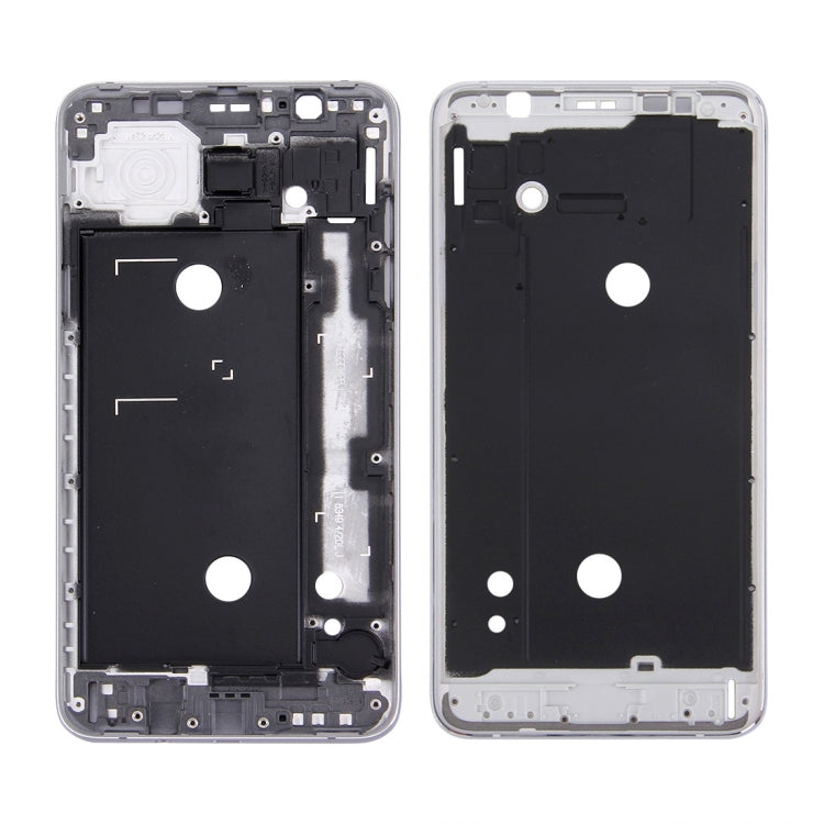 For Galaxy J7 (2016) / J710 Front Housing LCD Frame Bezel Plate (Grey) - Frame Bezel Plate by buy2fix | Online Shopping UK | buy2fix