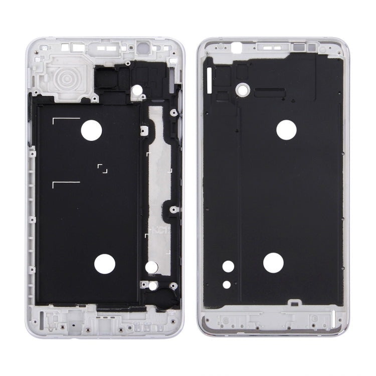 For Galaxy J7 (2016) / J710 Front Housing LCD Frame Bezel Plate (Silver) - Frame Bezel Plate by buy2fix | Online Shopping UK | buy2fix