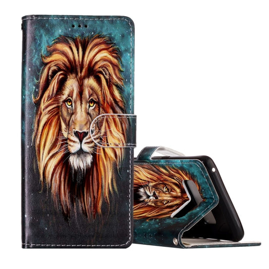 For Galaxy Note 8 Embossed Lion Pattern Horizontal Flip Leather Case with Holder & Card Slots & Wallet & Photo Frame by buy2fix