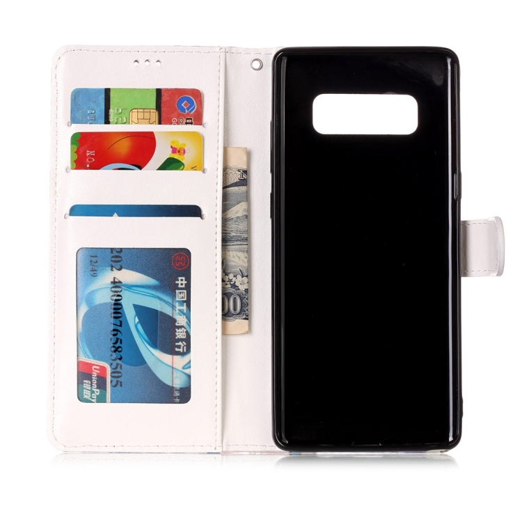 For Galaxy Note 8 Embossed Panda Pattern Horizontal Flip Leather Case with Holder & Card Slots & Wallet & Photo Frame by buy2fix