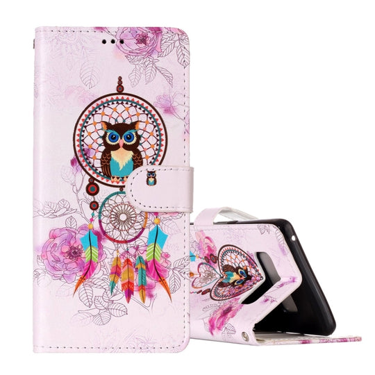 For Galaxy Note 8 Colorful Dream Catcher Owl Pattern Horizontal Flip Leather Case with Holder & Card Slots & Wallet & Photo Frame