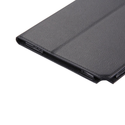 For Galaxy Tab A 10.1 (2016) / P585 Litchi Texture Horizontal Flip Leather Case with Holder(Black) by buy2fix