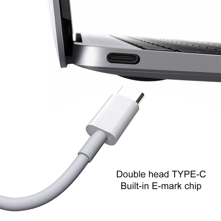 PD 5A USB-C / Type-C Male to USB-C / Type-C Male Fast Charging Cable, Cable Length: 1m(White) - USB-C & Type-C Cable by buy2fix | Online Shopping UK | buy2fix