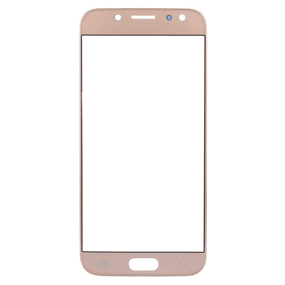 For Galaxy J7 (2017) / J730 Front Screen Outer Glass Lens (Gold) - Outer Glass Lens by buy2fix | Online Shopping UK | buy2fix