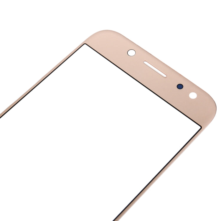 For Galaxy J7 (2017) / J730 Front Screen Outer Glass Lens (Gold) - Outer Glass Lens by buy2fix | Online Shopping UK | buy2fix