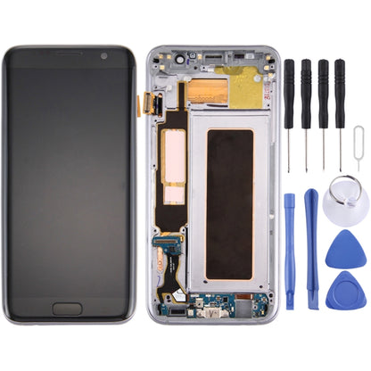 Original LCD Screen and Digitizer Full Assembly with Frame & Charging Port Board & Volume Button & Power Button for Galaxy S7 Edge / G9350(Black) - LCD Screen by buy2fix | Online Shopping UK | buy2fix