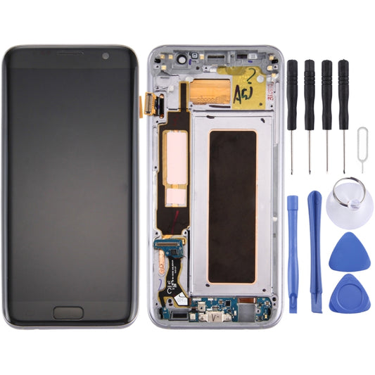 Original LCD Screen and Digitizer Full Assembly with Frame & Charging Port Board & Volume Button & Power Button For Galaxy S7 Edge / G935F(Black) - LCD Screen by buy2fix | Online Shopping UK | buy2fix