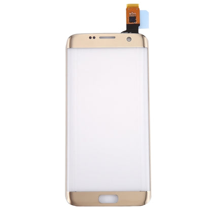 For Galaxy S7 Edge / G9350 / G935F / G935A Touch Panel (Gold) - Outer Glass Lens by buy2fix | Online Shopping UK | buy2fix