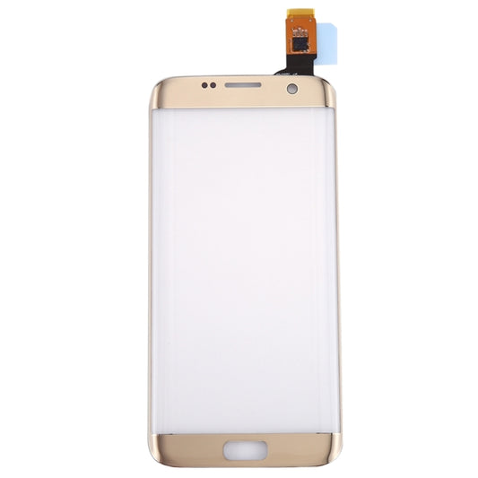 For Galaxy S7 Edge / G9350 / G935F / G935A Touch Panel (Gold) - Outer Glass Lens by buy2fix | Online Shopping UK | buy2fix