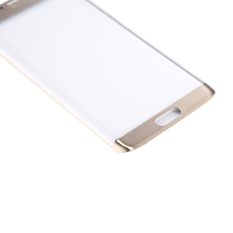 For Galaxy S7 Edge / G9350 / G935F / G935A Touch Panel (Gold) - Outer Glass Lens by buy2fix | Online Shopping UK | buy2fix