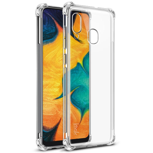 IMAK All-inclusive Shockproof Airbag TPU Case for Galaxy A20 / Galaxy A30, with Screen Protector(Transparent) - Galaxy Phone Cases by imak | Online Shopping UK | buy2fix