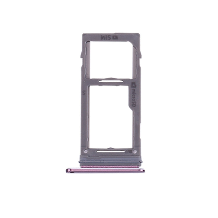 For Galaxy S9+ / S9 SIM & Micro SD Card Tray (Purple) - Card Tray by buy2fix | Online Shopping UK | buy2fix
