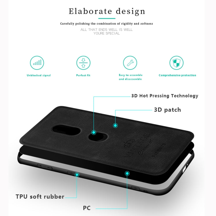 PINWUYO Shockproof Waterproof Full Coverage PC + TPU + Skin Protective Case for Sony Xperia XZ3 (Black) - Sony Cases by PINWUYO | Online Shopping UK | buy2fix