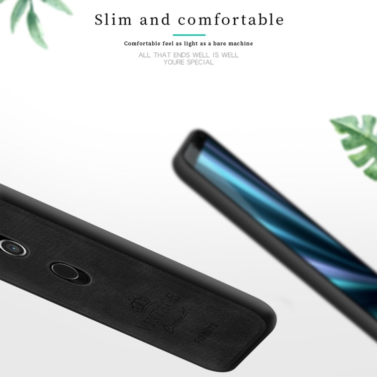 PINWUYO Shockproof Waterproof Full Coverage PC + TPU + Skin Protective Case for Sony Xperia XZ3 (Blue) by PINWUYO