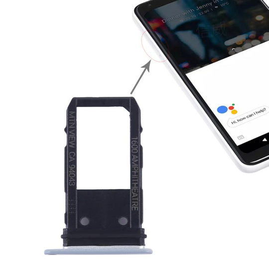 SIM-Kartenfach für Google Pixel 2 (Silber)