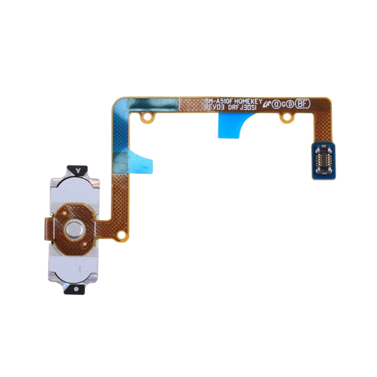 For Galaxy A5 (2016) / A510 Home Button Flex Cable with Fingerprint Identification(Black) - Flex Cable by buy2fix | Online Shopping UK | buy2fix