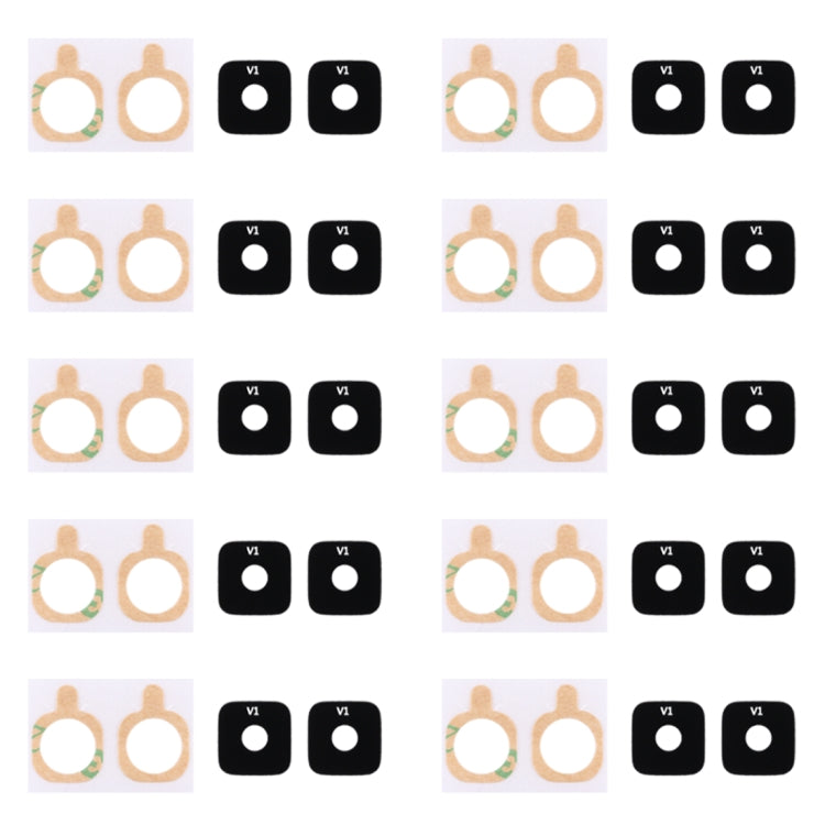 For Galaxy Alpha / G850 10pcs Back Camera Lens Cover with Sticker - Camera Series by buy2fix | Online Shopping UK | buy2fix