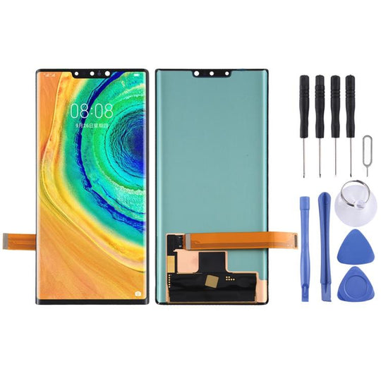 LCD-Bildschirm und Digitizer-Vollmontage für Huawei Mate 30 Pro / LIO-L09 / LIO-L29 / LIO-AL00 / LIO-TL00 (Schwarz)