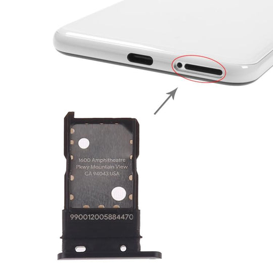SIM-Kartenfach für Google Pixel 3 (Schwarz)