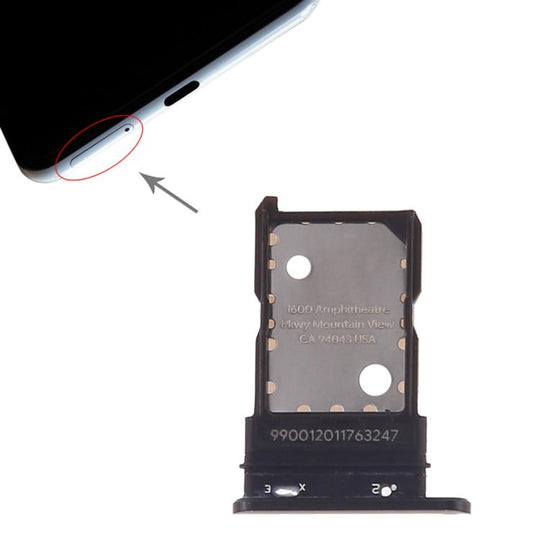 SIM-Kartenfach für Google Pixel 3 XL (Schwarz)