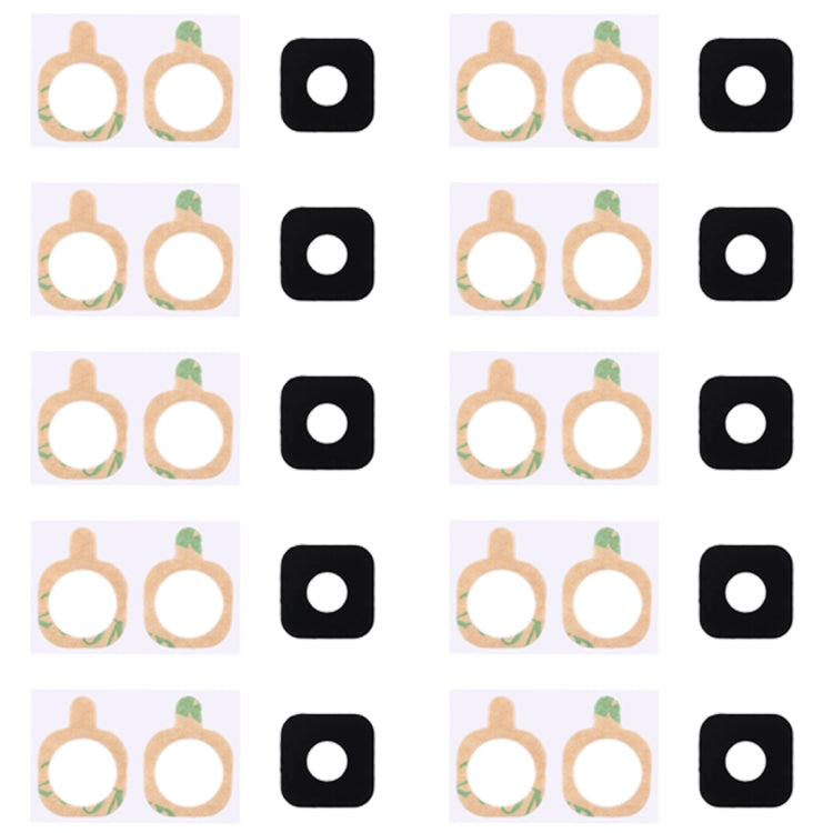 For Galaxy S6 Active / G890 10pcs Back Camera Lens Cover with Sticker - Camera Series by buy2fix | Online Shopping UK | buy2fix