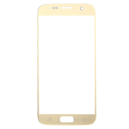 For Galaxy S7 / G930 Front Screen Outer Glass Lens (Gold) - Outer Glass Lens by buy2fix | Online Shopping UK | buy2fix