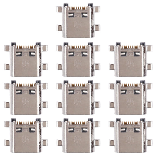 For Galaxy J7 Neo / J701 10pcs Charging Port Connector - Tail Connector by buy2fix | Online Shopping UK | buy2fix
