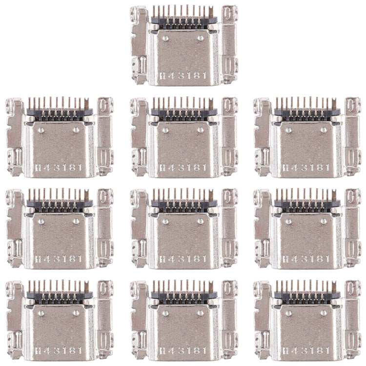For Galaxy Tab 4 8.0 / T330 10pcs Charging Port Connector - Tail Connector by buy2fix | Online Shopping UK | buy2fix