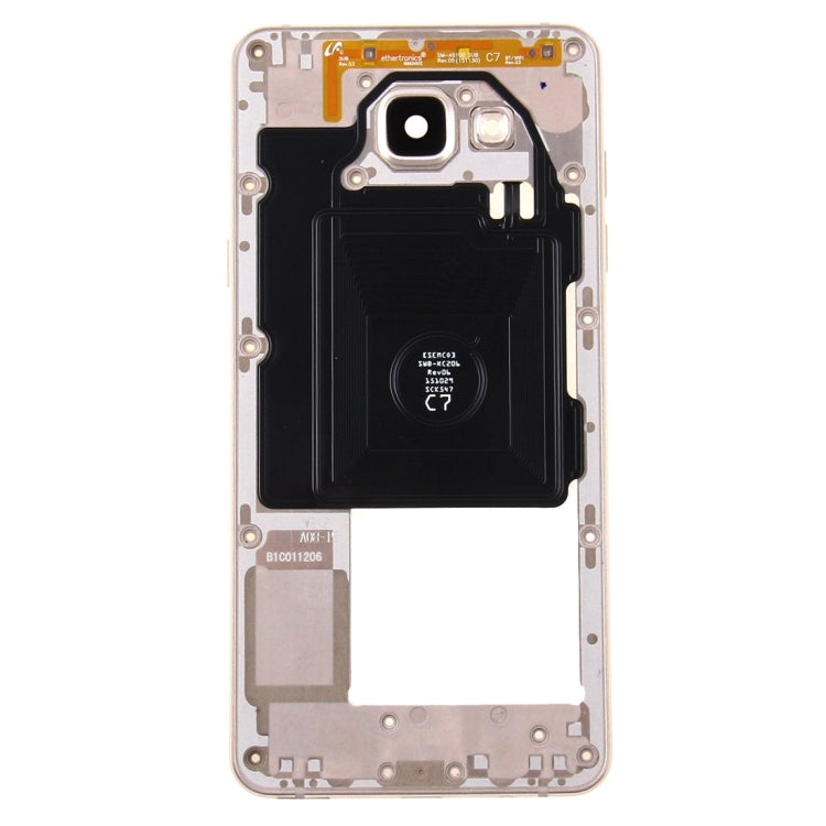 For Galaxy A5 (2016) / A5100 Middle Frame Bezel (Gold) - Others by buy2fix | Online Shopping UK | buy2fix