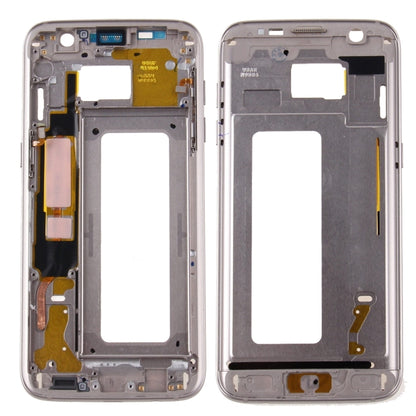 For Galaxy S7 Edge / G935 Front Housing LCD Frame Bezel Plate (Gold) - Frame Bezel Plate by buy2fix | Online Shopping UK | buy2fix