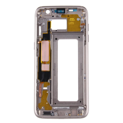 For Galaxy S7 Edge / G935 Front Housing LCD Frame Bezel Plate (Gold) - Frame Bezel Plate by buy2fix | Online Shopping UK | buy2fix