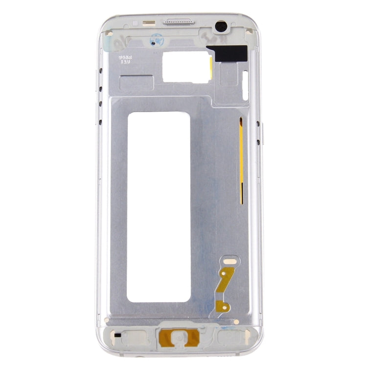 For Galaxy S7 Edge / G935 Front Housing LCD Frame Bezel Plate (Silver) - Frame Bezel Plate by buy2fix | Online Shopping UK | buy2fix