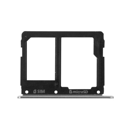 For Galaxy A9(2016) / A9000 SIM Card Tray and Micro SD Card Tray  (Black) - Card Tray by buy2fix | Online Shopping UK | buy2fix