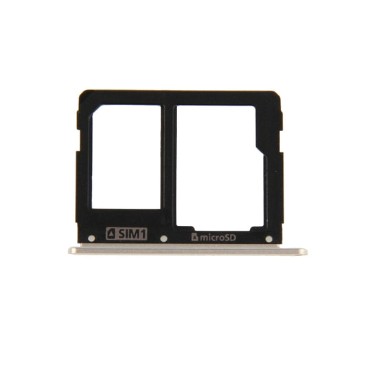 For Galaxy A9(2016) / A9000 SIM Card Tray and Micro SD Card Tray  (Gold) - Card Tray by buy2fix | Online Shopping UK | buy2fix