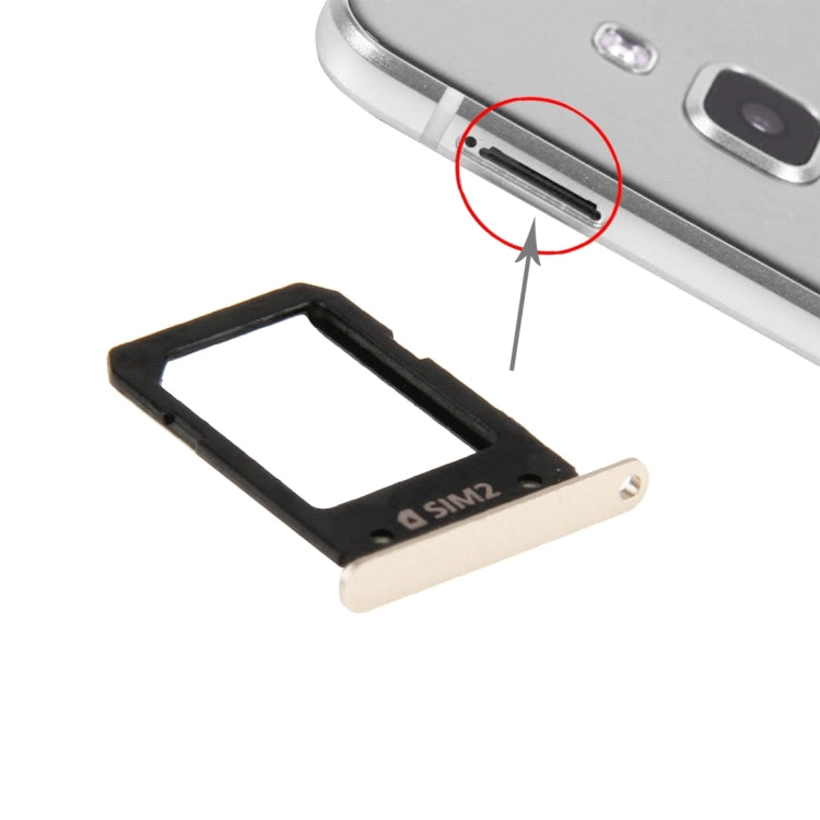 For Galaxy A9(2016) / A9000 SIM Card Tray  (Gold) - Card Tray by buy2fix | Online Shopping UK | buy2fix