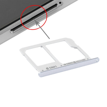 For Galaxy A3(2016) / A3100 & A5(2016) / A5100 & A7(2016) / A7100 SIM Card Tray and Micro SD Card Tray  (Grey) - Card Tray by buy2fix | Online Shopping UK | buy2fix