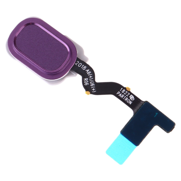 For Galaxy J4 (2018) SM-J400F/DS J400G/DS Fingerprint Sensor Flex Cable(Purple) - Flex Cable by buy2fix | Online Shopping UK | buy2fix