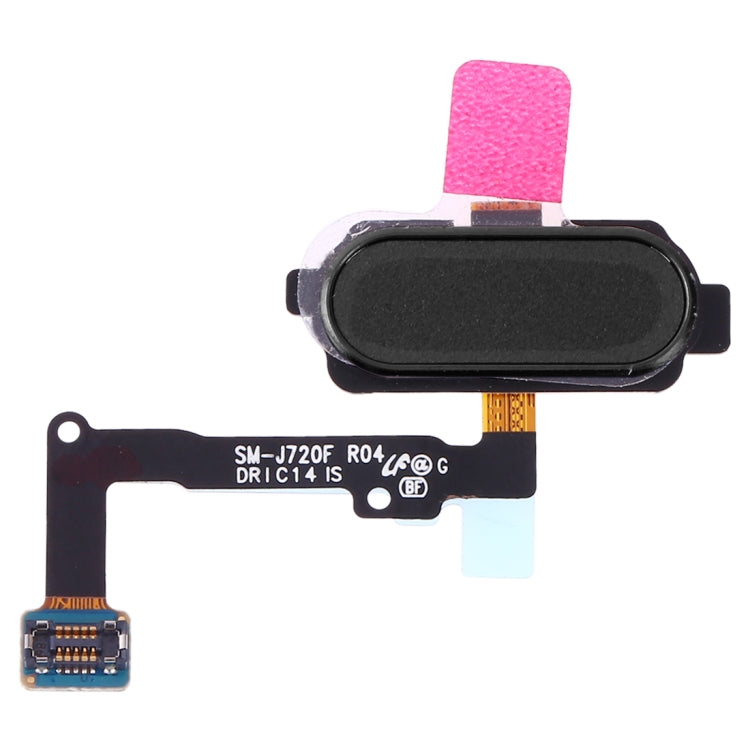 For Galaxy J7 Duo SM-J720F Fingerprint Sensor Flex Cable(Black) - Flex Cable by buy2fix | Online Shopping UK | buy2fix