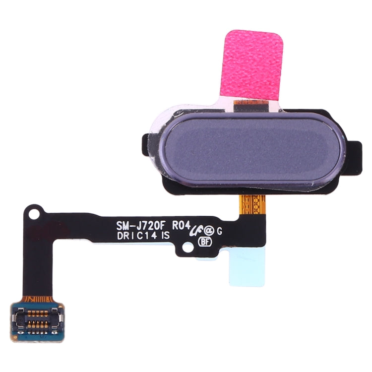 For Galaxy J7 Duo SM-J720F Fingerprint Sensor Flex Cable(Grey) - Flex Cable by buy2fix | Online Shopping UK | buy2fix