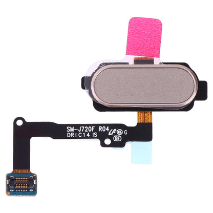For Galaxy J7 Duo SM-J720F Fingerprint Sensor Flex Cable(Gold) - Flex Cable by buy2fix | Online Shopping UK | buy2fix