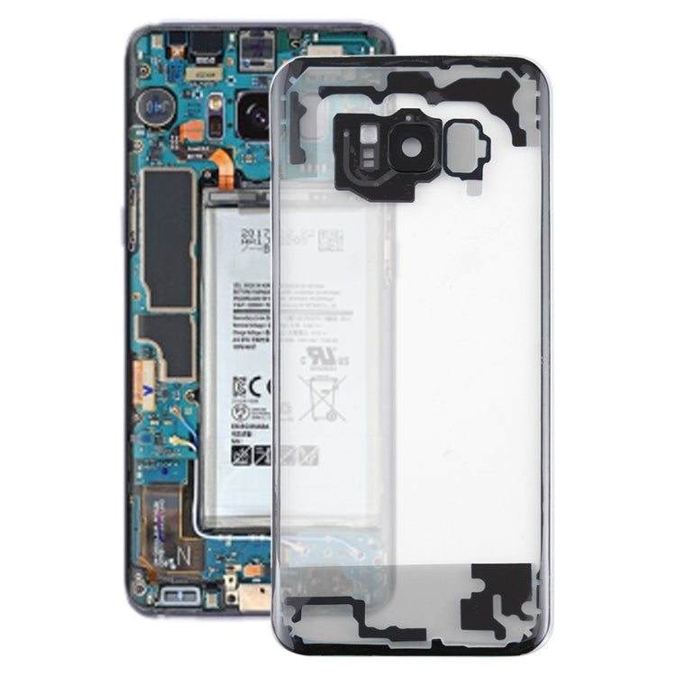 For Samsung Galaxy S8 + / G955 G955F G955FD G955U G955A G955P G955T G955V G955R4 G955W G9550 Transparent Battery Back Cover with Camera Lens Cover (Transparent) - Back Cover by buy2fix | Online Shopping UK | buy2fix